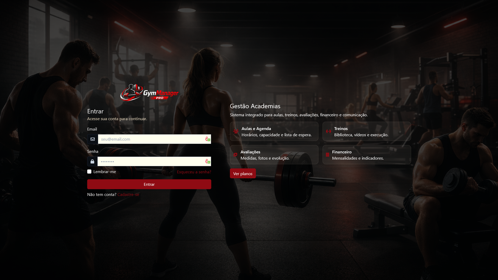 Gestão profissional para academias com múltiplas unidades