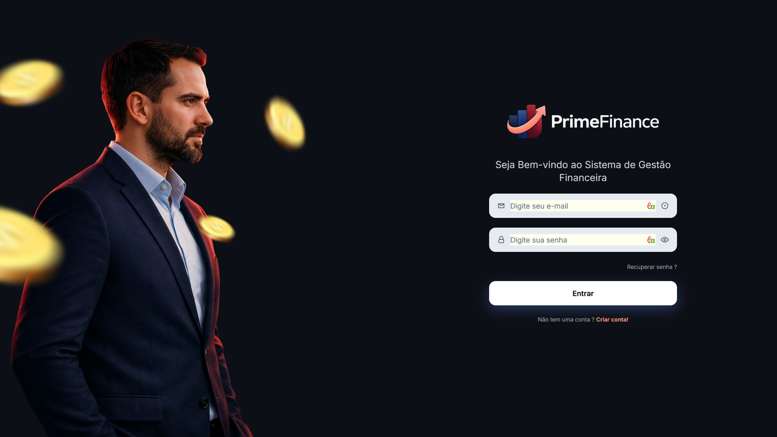 Gestão Financeira — Sistema Profissional