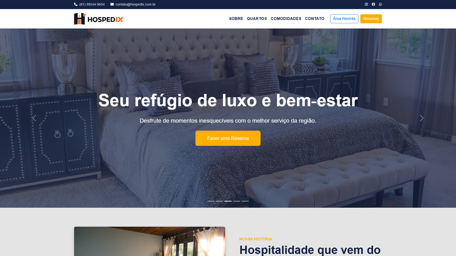 A gestão completa do seu hotel ou pousada em um só lugar