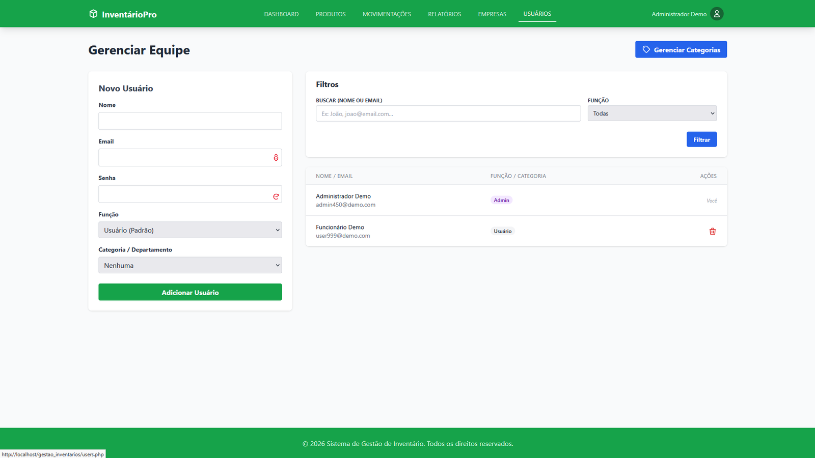 Visão Geral do Sistema